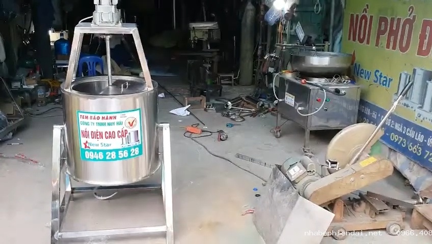 Nồi nấu cánh khuấy điện cao cấp