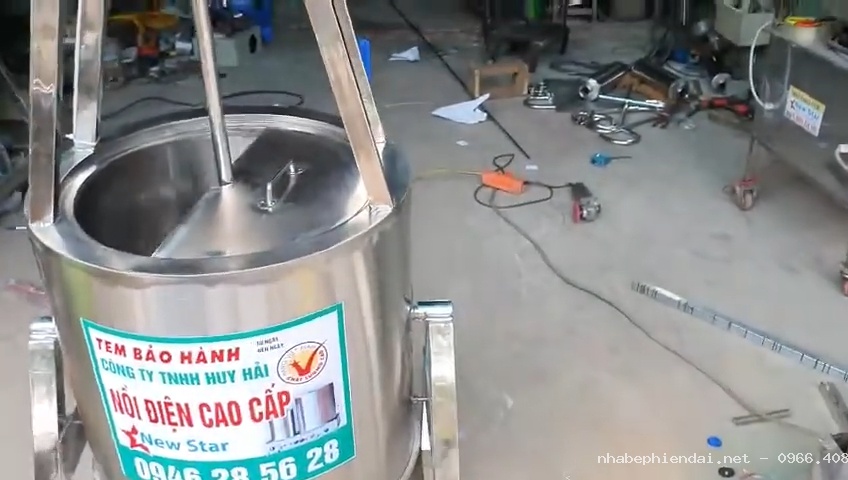 Nồi nấu cánh khuấy điện cao cấp