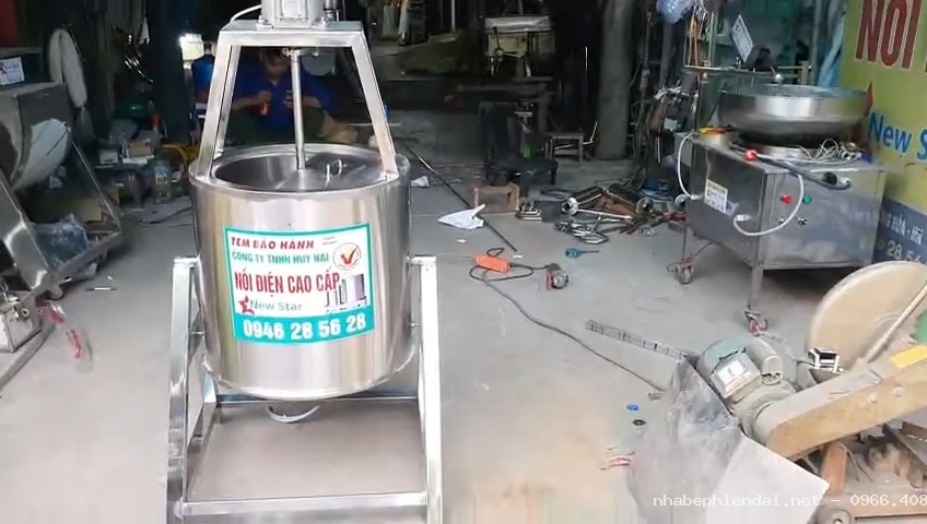 Nồi nấu cánh khuấy điện cao cấp