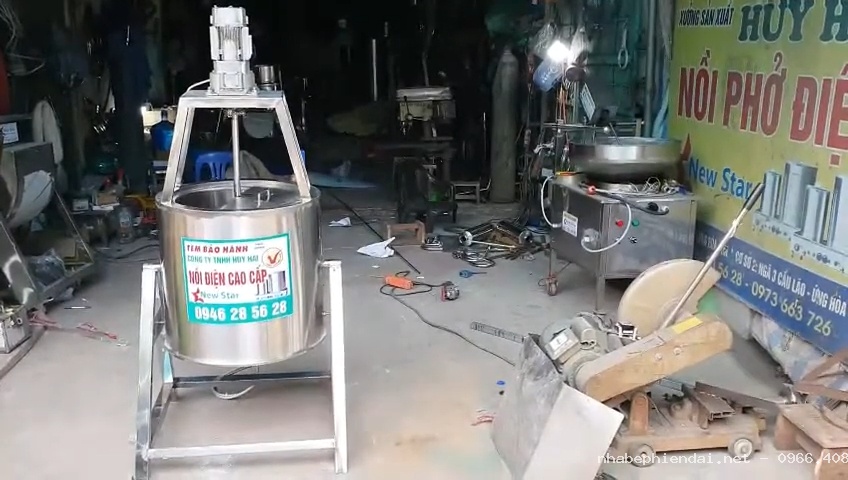 Nồi nấu cánh khuấy điện cao cấp