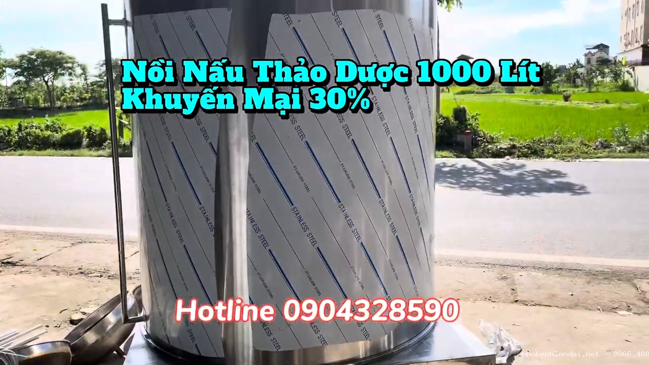 Nồi nấu cao dược liệu 1000L