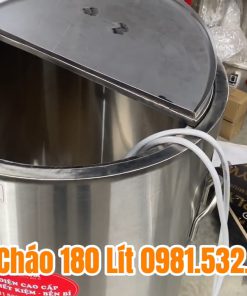Nồi nấu cháo 180L truyền nhiệt bằng dầu - chi tiết máy 3
