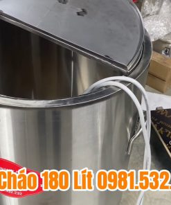 Nồi nấu cháo 180L truyền nhiệt bằng dầu - chi tiết máy 2