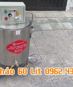 Nồi nấu cháo 60L truyền nhiệt bằng dầu - chi tiết máy 2
