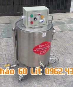 Nồi nấu cháo 60L inox 304 truyền nhiệt bằng dầu