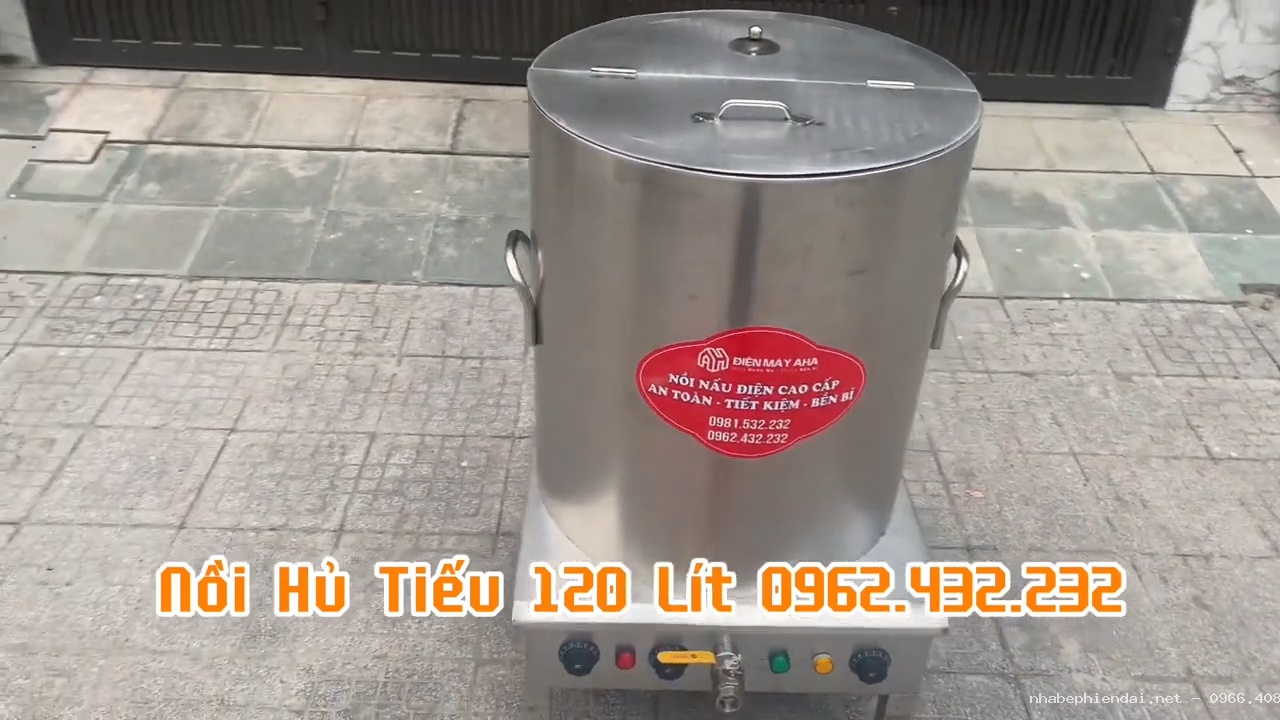 Nồi nấu hủ tiếu 120L inox 304 – Nồi nấu nước lèo có ngăn lồng tiện lợi