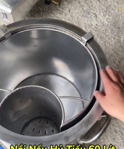 Nồi nấu hủ tiếu 60L thiết kế có ngăn chứa nước dùng tiện lợi - chi tiết máy 4