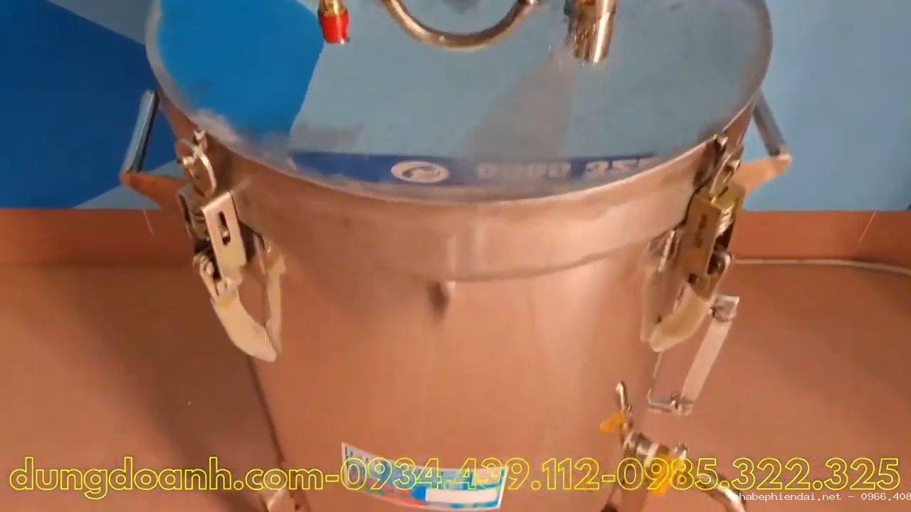 Nồi hấp pate áp suất dùng điện Dũng Doanh 60 lít