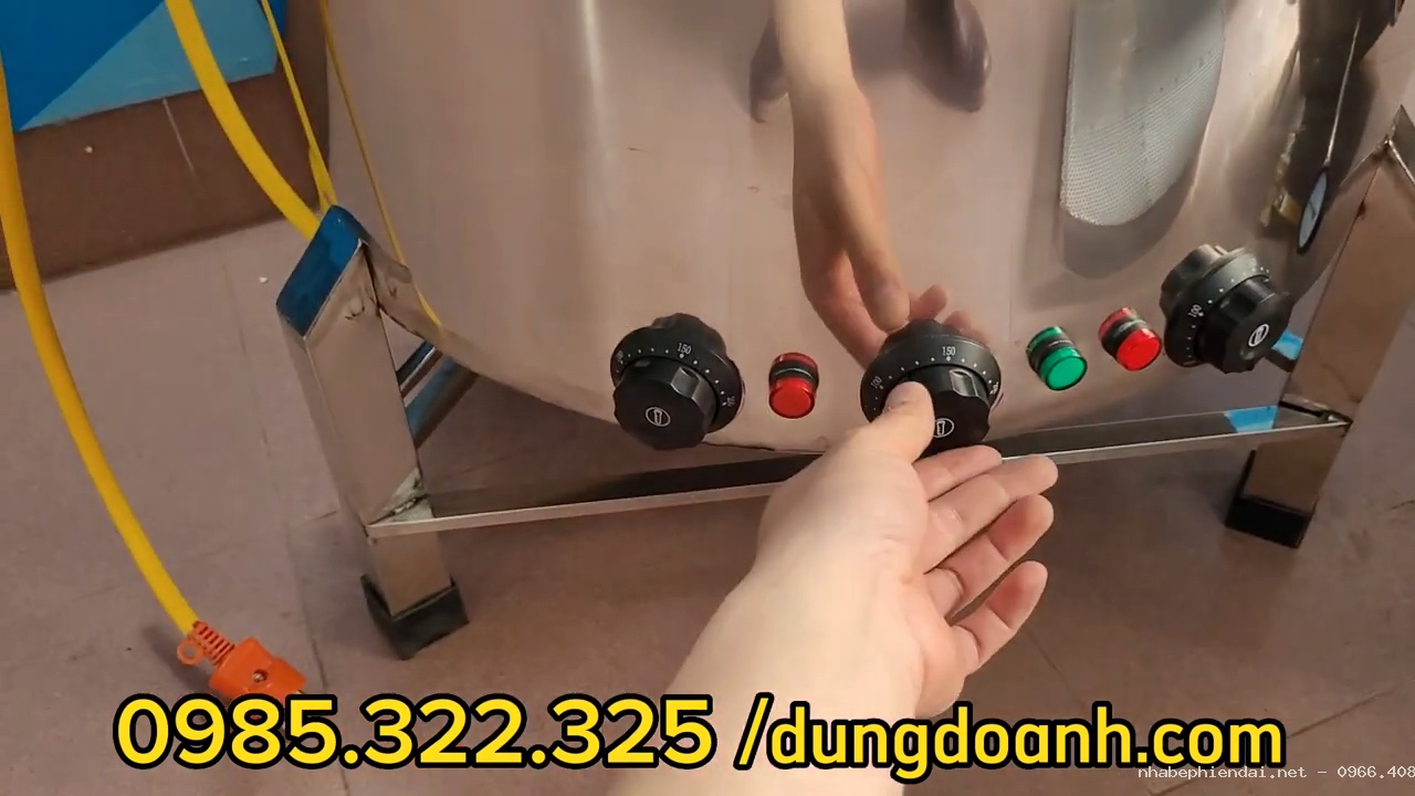 Bộ nồi áp suất công nghiệp 150 lít