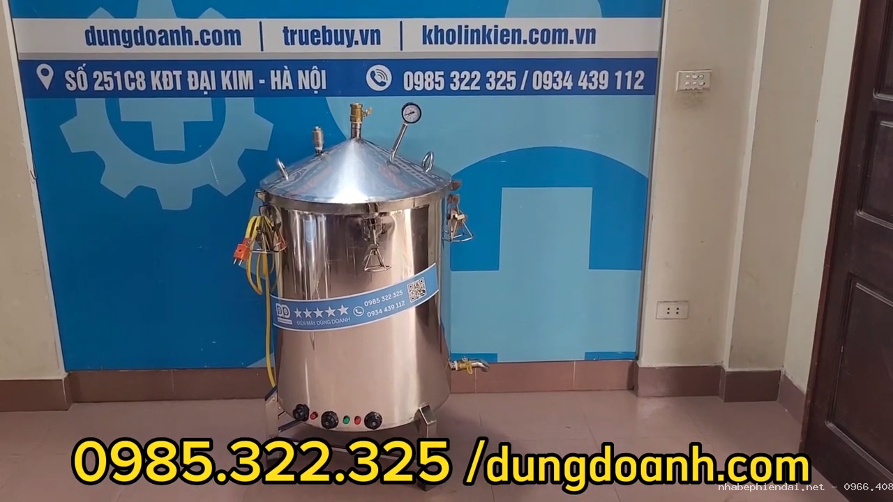 Bộ nồi áp suất công nghiệp 150 lít