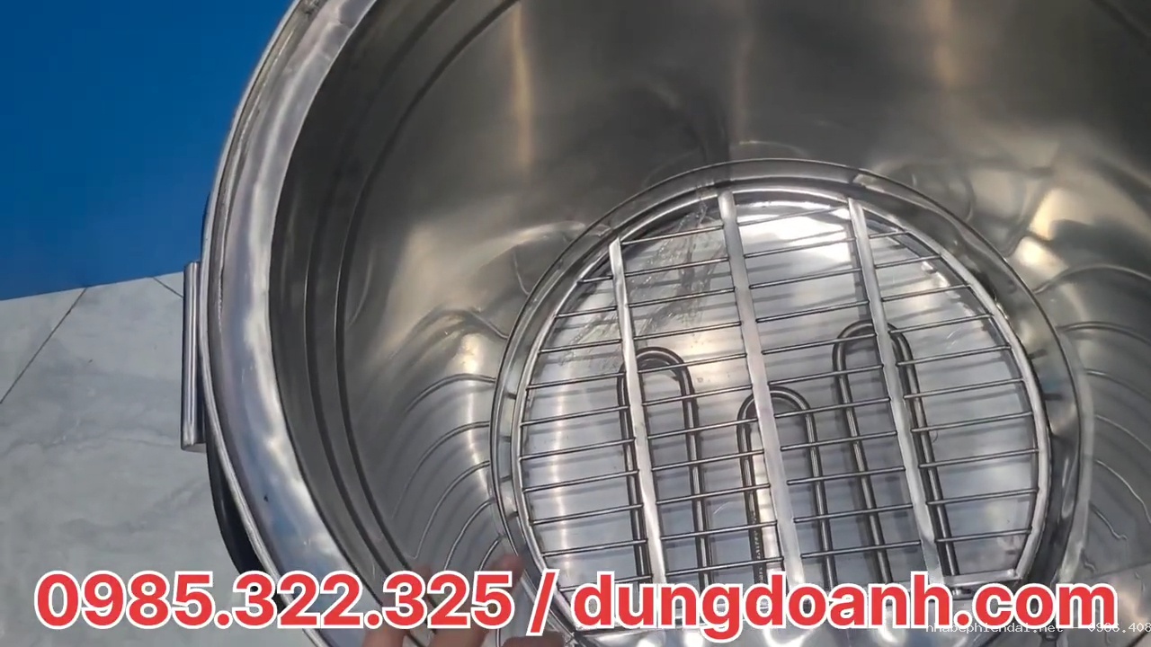 Nồi áp suất luộc bánh chưng bằng điện 100L
