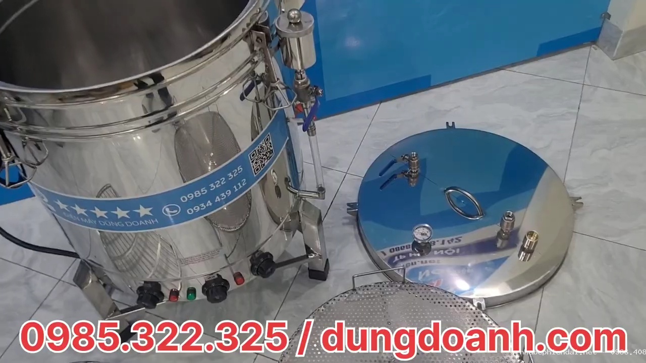 Nồi áp suất luộc bánh chưng bằng điện 100L