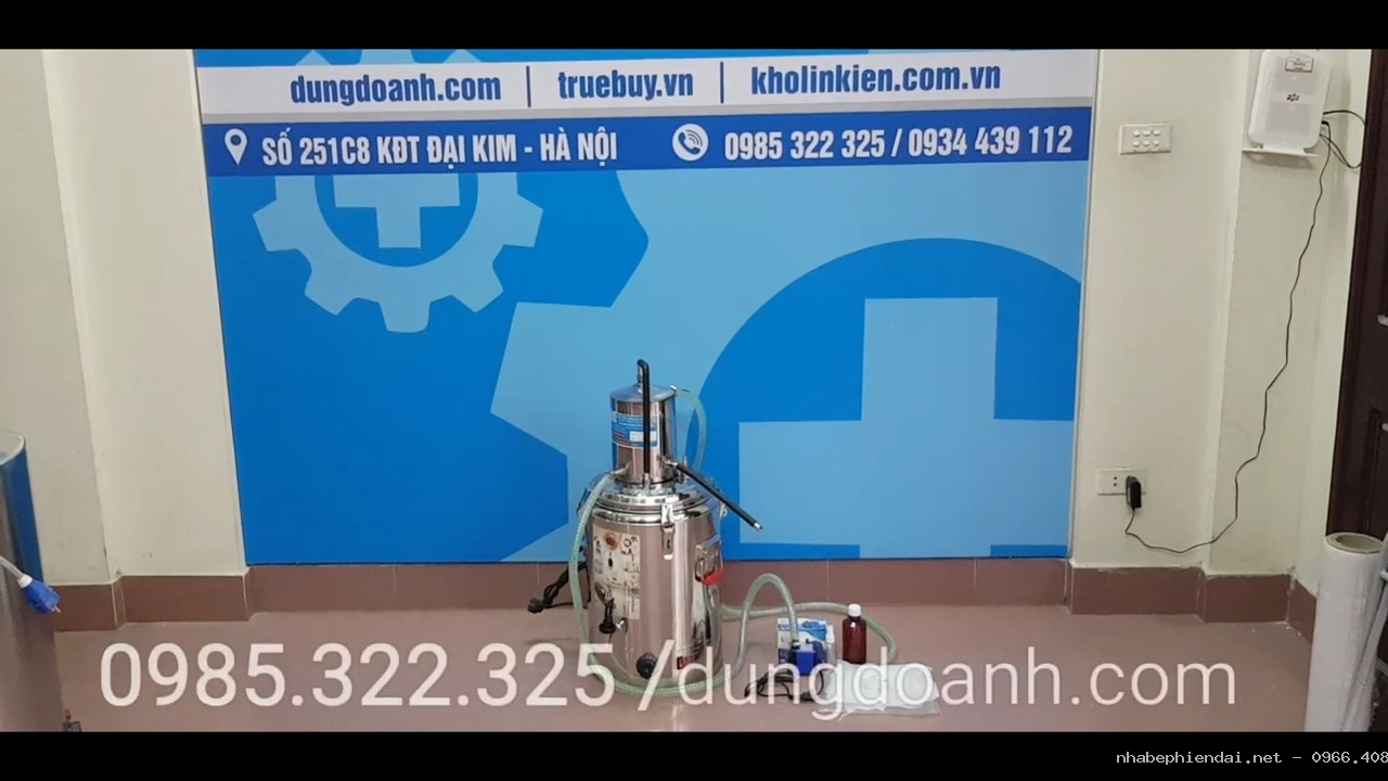 Bộ nồi chưng cất tinh dầu bằng điện 20 lít