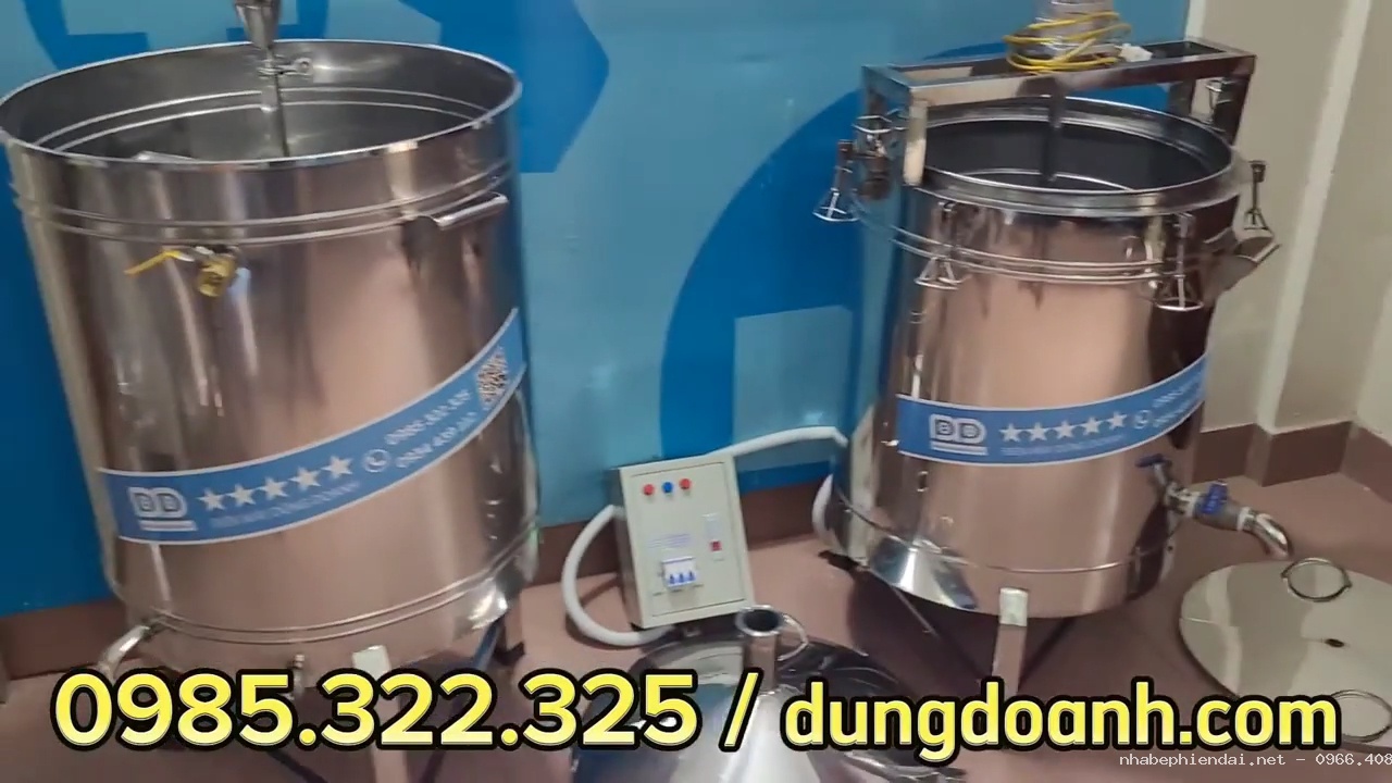 Nồi chưng cất tinh dầu kết hợp khuấy dược liệu 100 lít đa chức năng