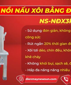 Nồi đồ xôi bằng 3 kg/mẻ NSNDX3KG - chi tiết máy 2