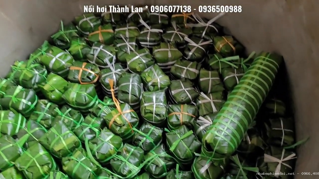 Nồi nấu bánh chưng công nghiệp chuyên dụng gia nhiệt đều