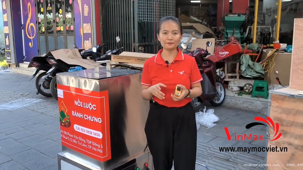 Nồi nấu bánh chưng 150 lít inox 304 4 mâm so nhiệt