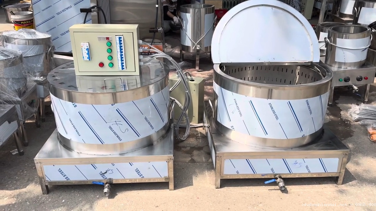 Nồi luộc hải sản 200 lít cao cấp