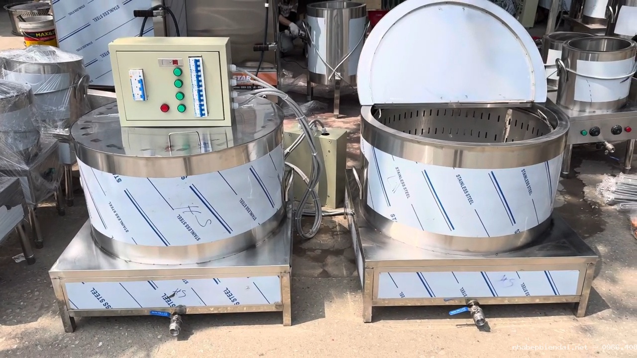 Nồi luộc hải sản 200 lít cao cấp