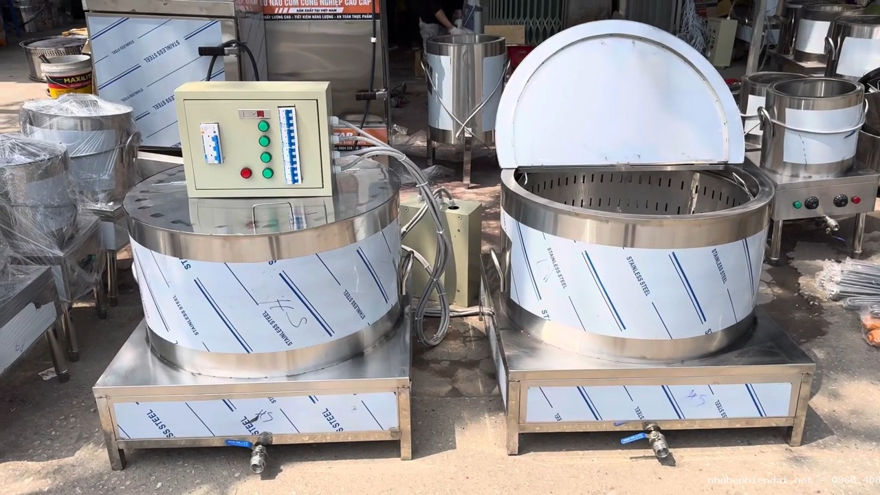 Nồi luộc hải sản 200 lít cao cấp
