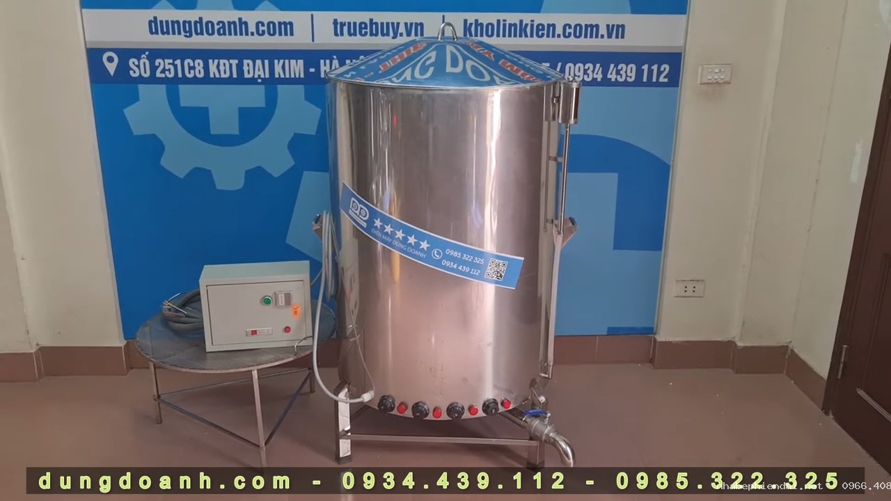 Nồi luộc và hấp đa năng có hẹn giờ 380 lít