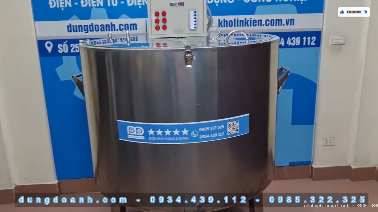 Nồi nấu nhiệt dầu công nghiệp 500 lít
