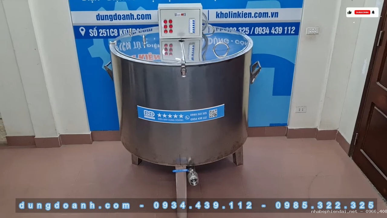 Nồi nấu nhiệt dầu công nghiệp 500 lít