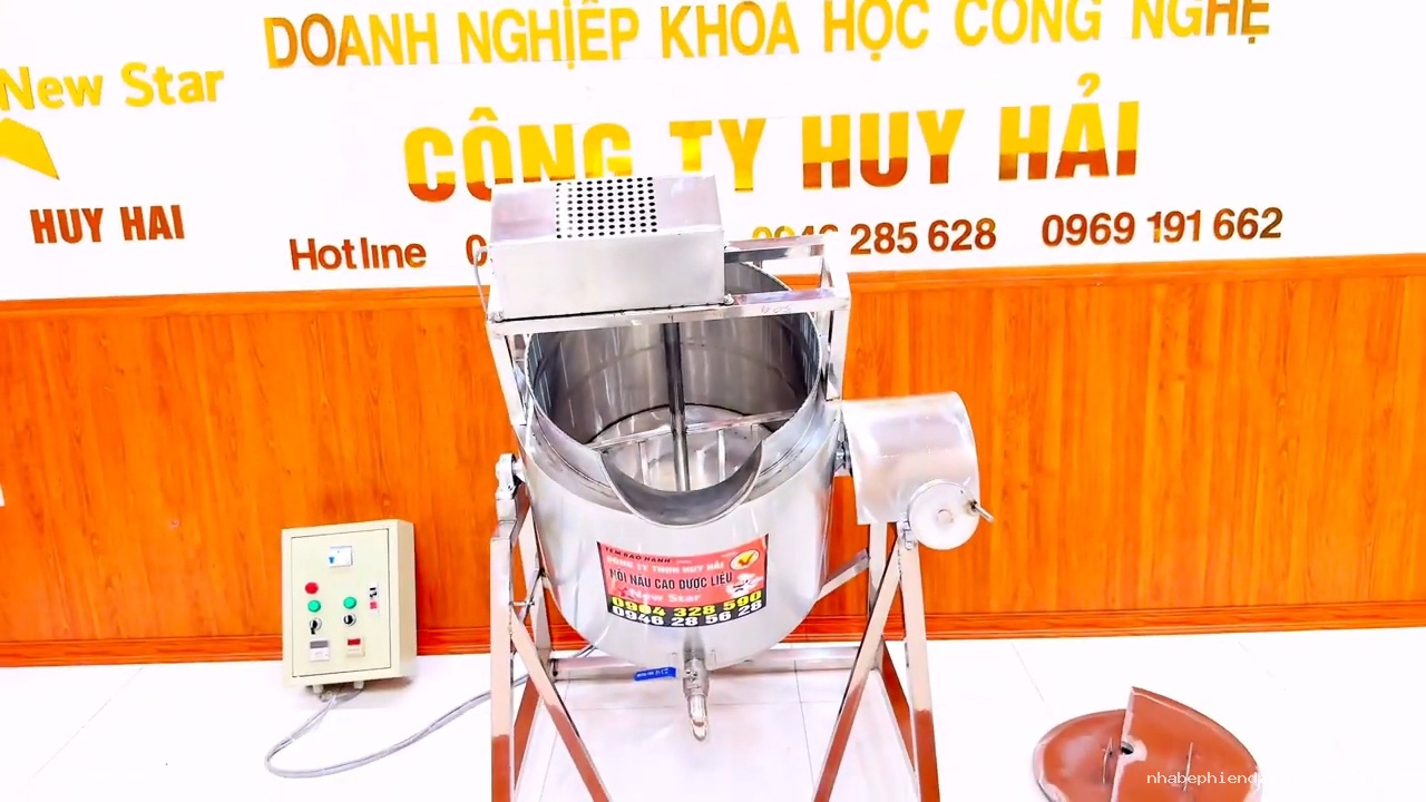 Nồi nấu cao dược liệu cánh khuấy inox 304 kết hợp hệ thống cô đặc