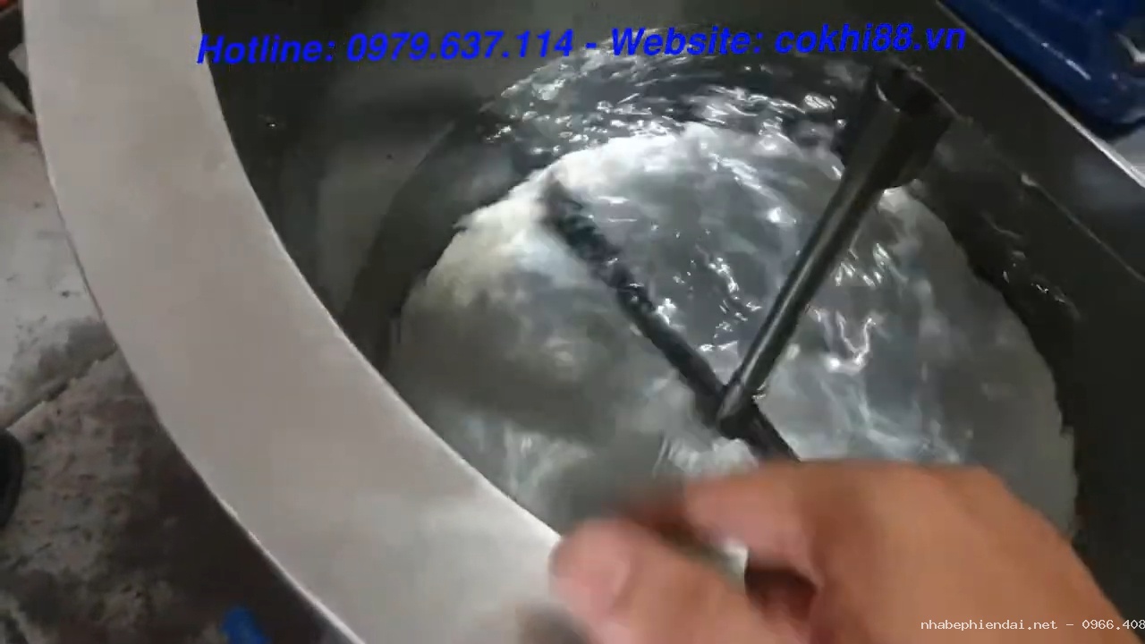 Nồi nấu cao kết hợp cô cao bằng inox có cánh khuấy