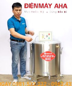 Nồi nấu đậu phụ 100 lít cao cấp dùng hơi nước - chi tiết máy 2