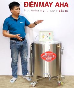 Nồi nấu đậu phụ 100 lít cao cấp dùng hơi nước - chi tiết máy 3