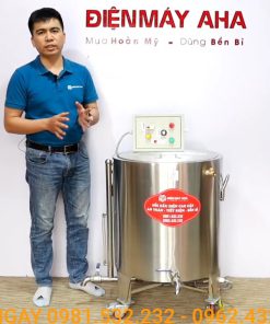 Nồi nấu đậu phụ 100 lít inox 304 cao cấp dùng hơi nước
