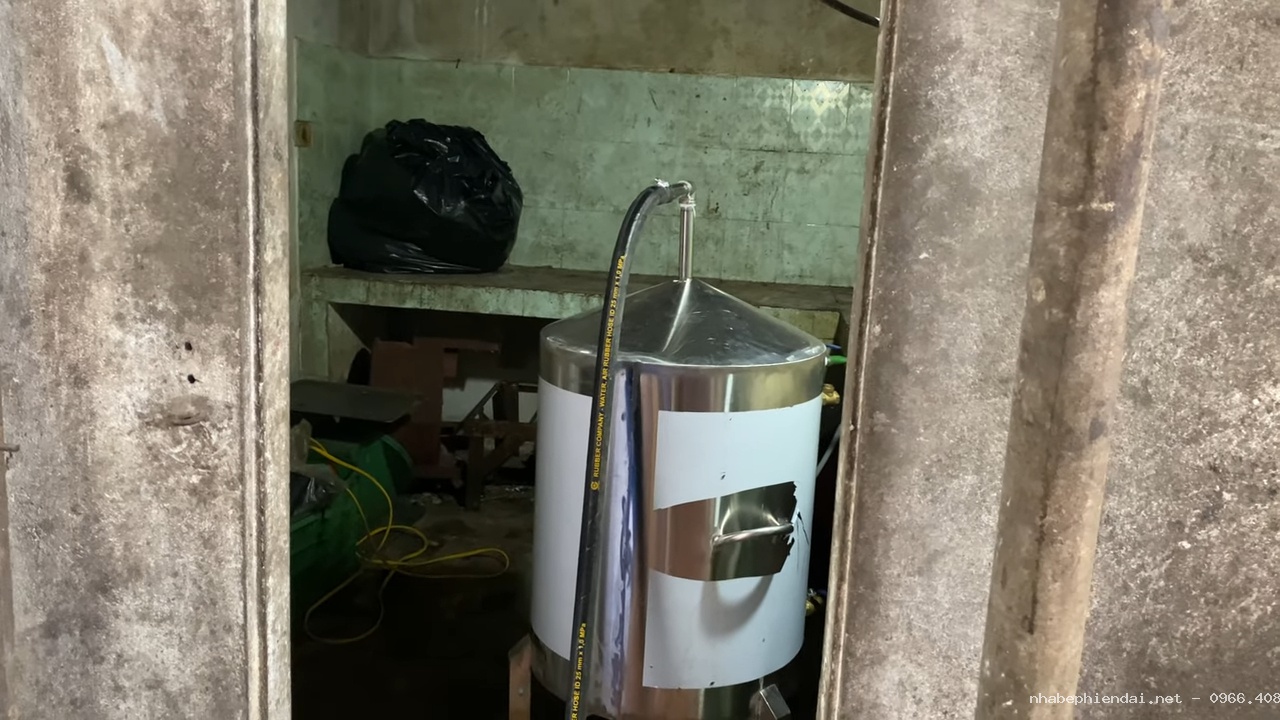 Nồi sục hơi nấu rượu dùng cho nấu cám lợn và làm đậu