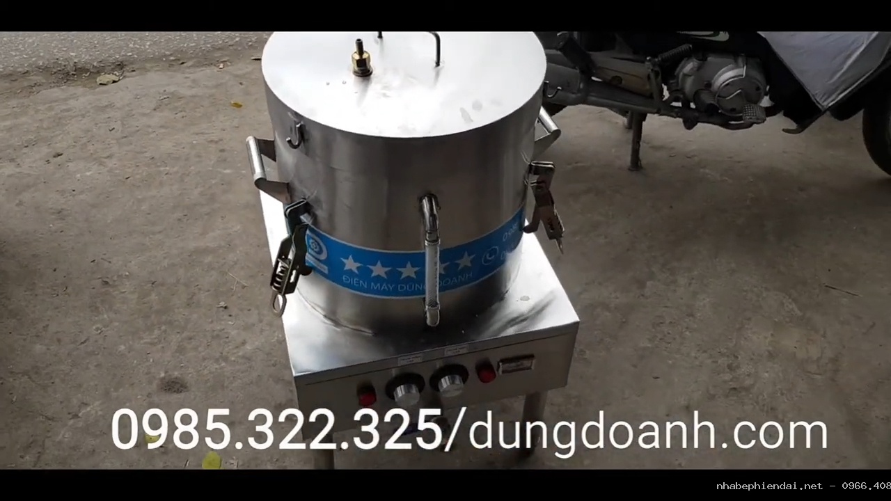 Nồi xông hơi bằng điện inox 304 Dũng Doanh