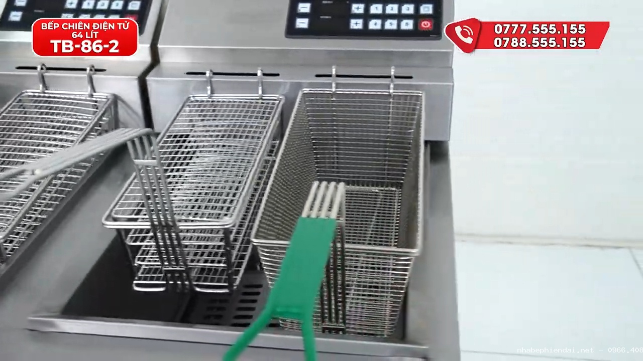 Bếp chiên đứng thông minh 2 khoang 64L NSTB862 Newon