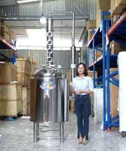 Tháp chưng cất rượu 4 tầng công suất lớn - chi tiết máy 4