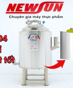 Tháp chưng cất rượu Newsun 4 tầng inox 304 công suất lớn