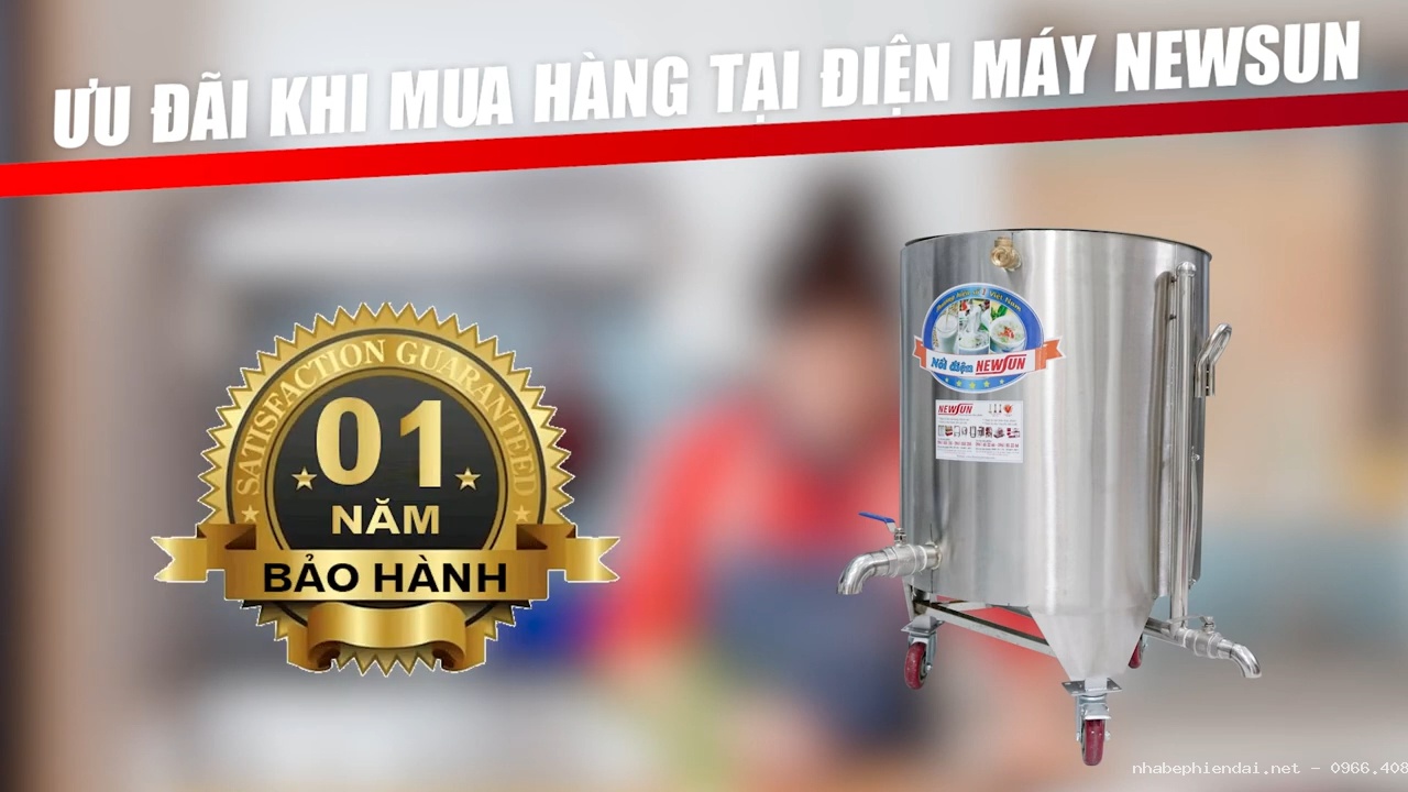 Nồi nấu đậu phụ bằng điện các model 30L, 40L, 50L, 60L, 80L, 100L, 120L
