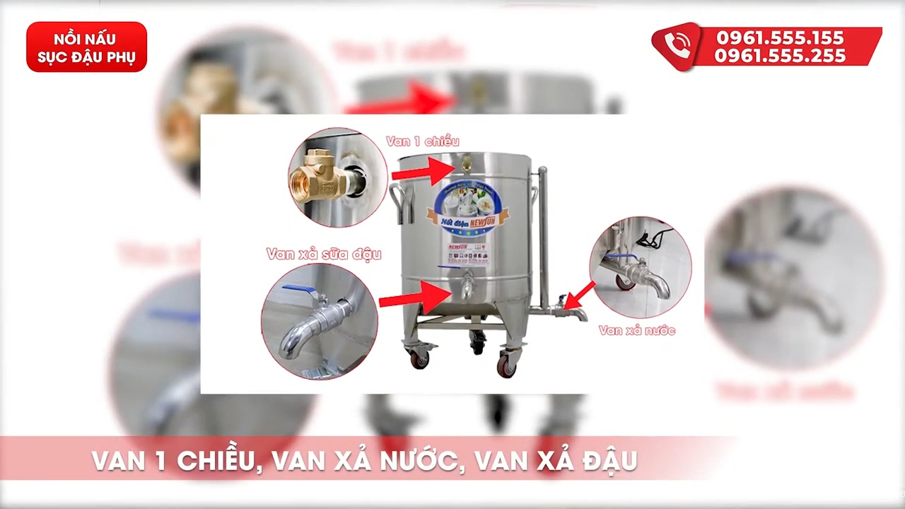 Nồi nấu đậu phụ bằng điện Doosan