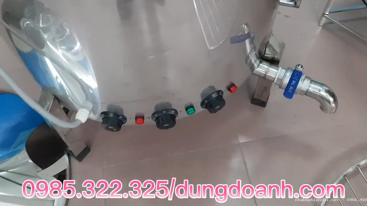 Nồi luộc và hấp giò chả đa năng bằng điện 200 lít