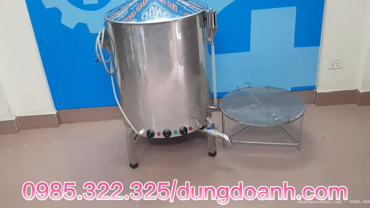 Nồi luộc và hấp giò chả đa năng bằng điện 200 lít