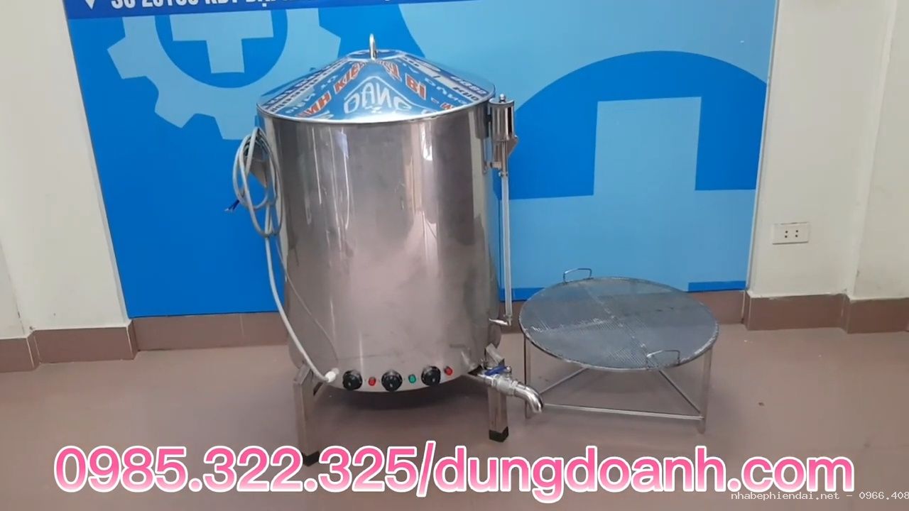 Nồi luộc và hấp giò chả đa năng bằng điện 200 lít