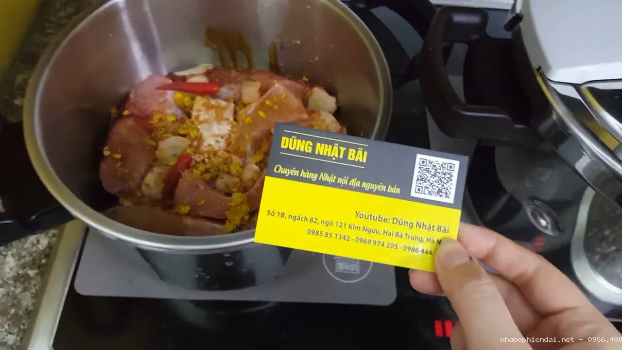 Nồi áp suất Tefan nấu cá kho, kho thịt, hầm xương đa năng